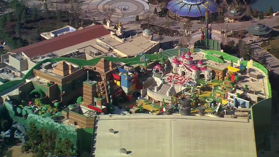 New aerial images show progress on Epic Universe